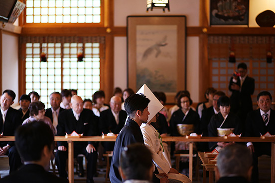 足羽神社 神前結婚式