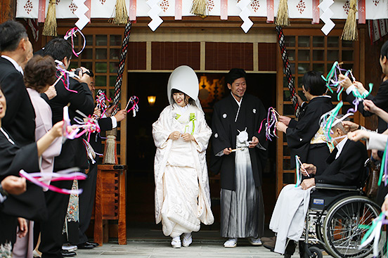 足羽神社 リボンワンズセレモニー